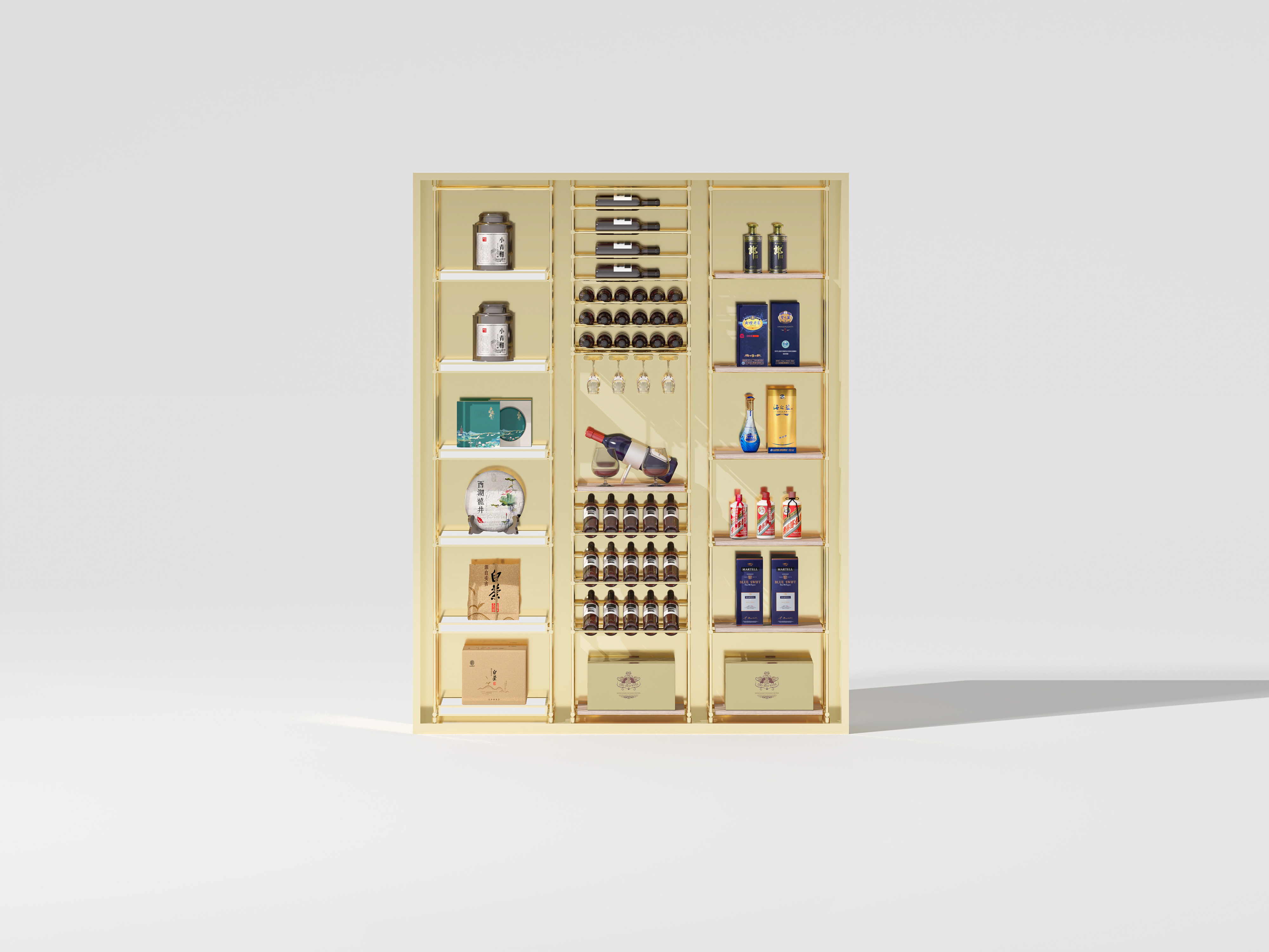 酒窑全钢连接件内架